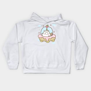 Doughnut Cat Unicorn Kids Hoodie